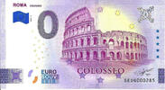 0 Euro 0 Euro biljet Italië 2025 - Roma Colosseo -