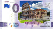 0 Euro 0 Euro biljet Italië 2025 - Roma Colosseo KLEUR -