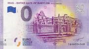 0 Euro 0 Euro biljet Iraq 2019 - Ishtar Gate of Babylon -