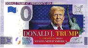 Verenigde Staten 0 Euro 0 Euro biljet USA 2025 - Donald Trump 47° Presidente KLEUR -