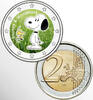 2 Euro 2 Euro munt kleur Snoopy -