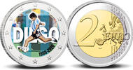 2 Euro 2 Euro munt kleur Diego -