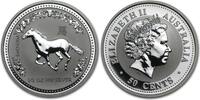 Australia Australië Lunar 1 Paard 2002 1/2 ounce silver -