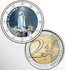 2 Euro 2 Euro munt kleur Madonna di Fatima -