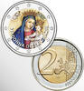 2 Euro 2 Euro munt kleur Madonna delle Grazie -