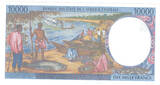 West african states 10000 Francs nd. unc