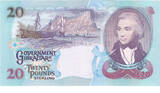 Gibraltar £20 2006 unc