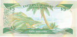 Eastern caribbean $5 nd. unc