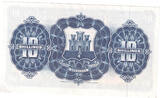 Gibraltar 10 Shilling 1958 xf