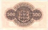 Denmark 500 Kroner 1956 uvf