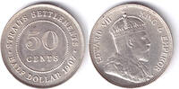 Straits Settlements 50 Cent 1907 bfr 2,248.31 元  ＋  562.08 元 运费