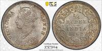 Britisch Indien 1/4 Rupee 1862 MS64 256.14 US$  +  58.21 US$ shipping
