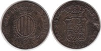 Spanien 3 Quatros Katalonien Isabel 3 Quatros 1843 -