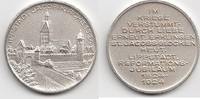 Lippstadt Versilberte Bronzemedaille "400-Jahrfeier der Reformation und Erneuerung der Glocke in der Jakobikirche." -
