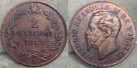 Italien-Königreich 2 Centesimi #P6 -