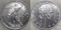 Italien 50 Lire Minimal Kratzer.#P10 -