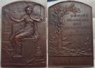 Frankreich Bronzeplakette Von Bottee.#M -