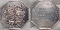 Frankreich Oktagonale Silbermedaille o.J.( um 1880 ) Winzige Kratzer.Von Stern.#19 EF.