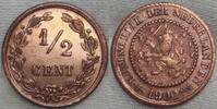 Niederlande - Königreich 1/2 Cent Gereinigt.#B -