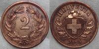 Schweiz - Eidgenossenschaft 2 Rappen #B -