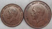 Großbritannien 1/2 Penny 2 Stück.#B -