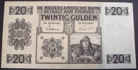 20 Gulden 1930 Niederlande  Gebraucht.