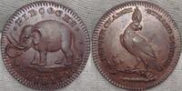 Großbritannien Cu Pidcocks Farthing Token Middlesex.Riffelrand. -