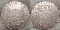 Peru Prachtexemplar.Minimal berieben.Lima. 8 Reales 1755 JD Fast Stempelglanz.