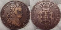 Pataco 1822 Portugal Winziger Randfehler. Sehr schön.