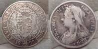 Großbritannien Halfcrown 1899 Kleine Randfehler. Fast sehr schön. 29.11 US$  +  58.21 US$ shipping