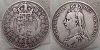 Großbritannien Halfcrown 1891 Fast sehr schön. 29.11 US$  +  58.21 US$ shipping