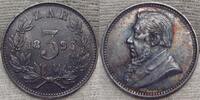 Südafrika 3 Pence 1896 Schöne Patina. Vorzüglich. 64.04 US$  +  58.21 US$ shipping