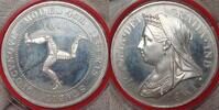 Gro&szlig;britannien - Isle of Man Fantasy 4 Shillings 1901 Winziger Kratzer.R... 178.81 US$  +  57.68 US$ shipping