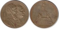 Personenmedaille Bronzemedaille Auf die Errichtung des Alfred Krupp Denkmals -