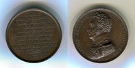 Frankreich Bronzemedaille Frankreich Ludwig XIX. 1775-1844 Medaille auf Louis Antoine Duc d´Angouleme -