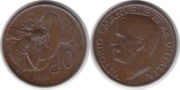 Italien 10 Centesimi Vittorio Emanuele III. 10 Centesimi 1937 -