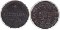 Italien Quattrino Toskana Leopold II. Quattrino 1848 -