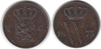 Niederlande 1/2 Cent Wilhelm II. 1849-1890 -