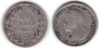 Niederlande 10 Cents Wilhelmina I. 1890-1948 -