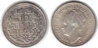 Niederlande 10 Cents Wilhelmina I. 1890-1948 -