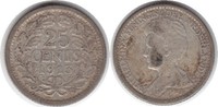 Niederlande 25 Cents Wilhelmina I. 1890-1948 -