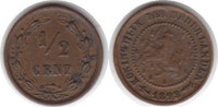 Niederlande 1/2 Cent Wilhelmina I. 1890-1948 -