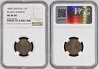 Gro&szlig;britannien Farthing 1860 NGC MS 64 BN 178.81 US$  +  57.68 US$ shipping