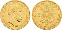 Kaiserreich Mecklenburg-Schwerin 10 Mark Friedrich Franz II. (1842-1883) -