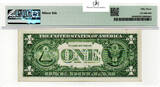 USA 1-DOLLAR 1957-A 3622-14 PMG-53-ABOUT-UNC