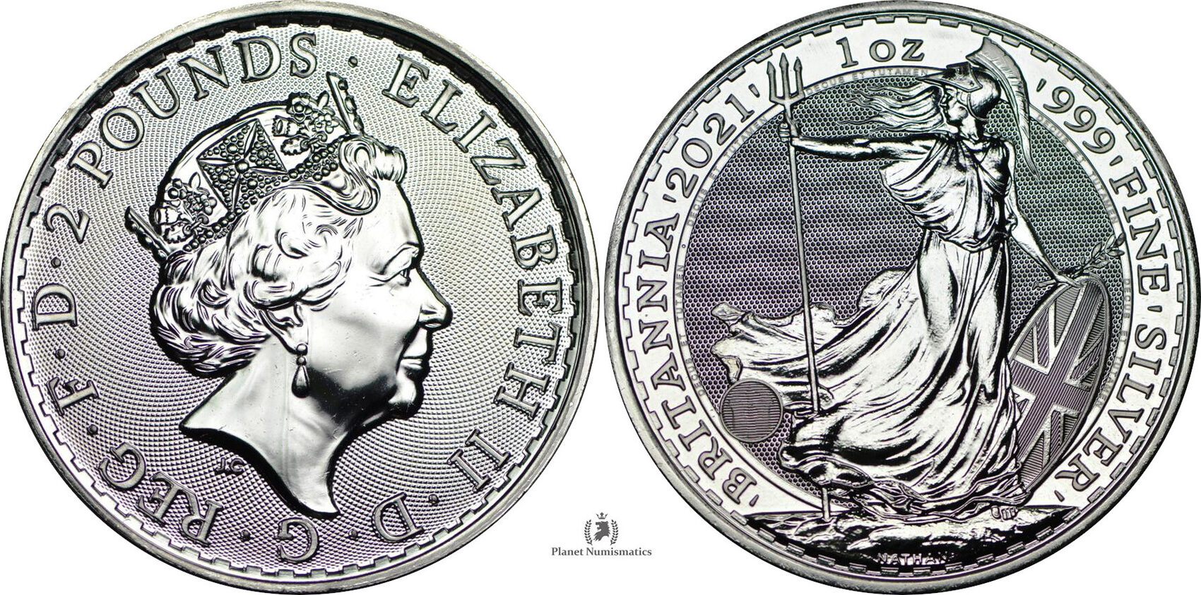 Great Britain SILVER-1-OZ-BRITANNIA 2021-Britannia BU | MA-Shops