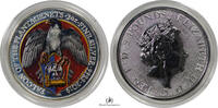 Great Britain 5-POUNDS-SILVER-2-OZ-FALCON 2019 COLOURED-BU 319.09 US$  +  shipping