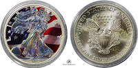 USA EAGLE-SILVER-DOLLAR 2003 COLOURED-BU 156.75 US$  +  shipping