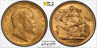 Australia GOLD-SOVEREIGN-EDWARD-VII Ζ-5 -