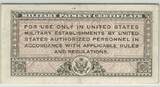 USA 5 Cents o.D. (1946) Military Payment Certificate Serie 461 Pi. M1 EF
